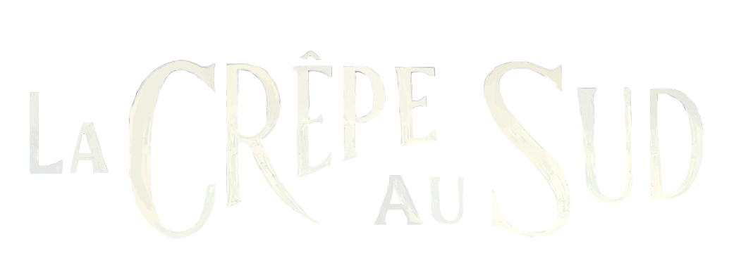Logo representing the name of restaurant : 'La crêpe au sud' 